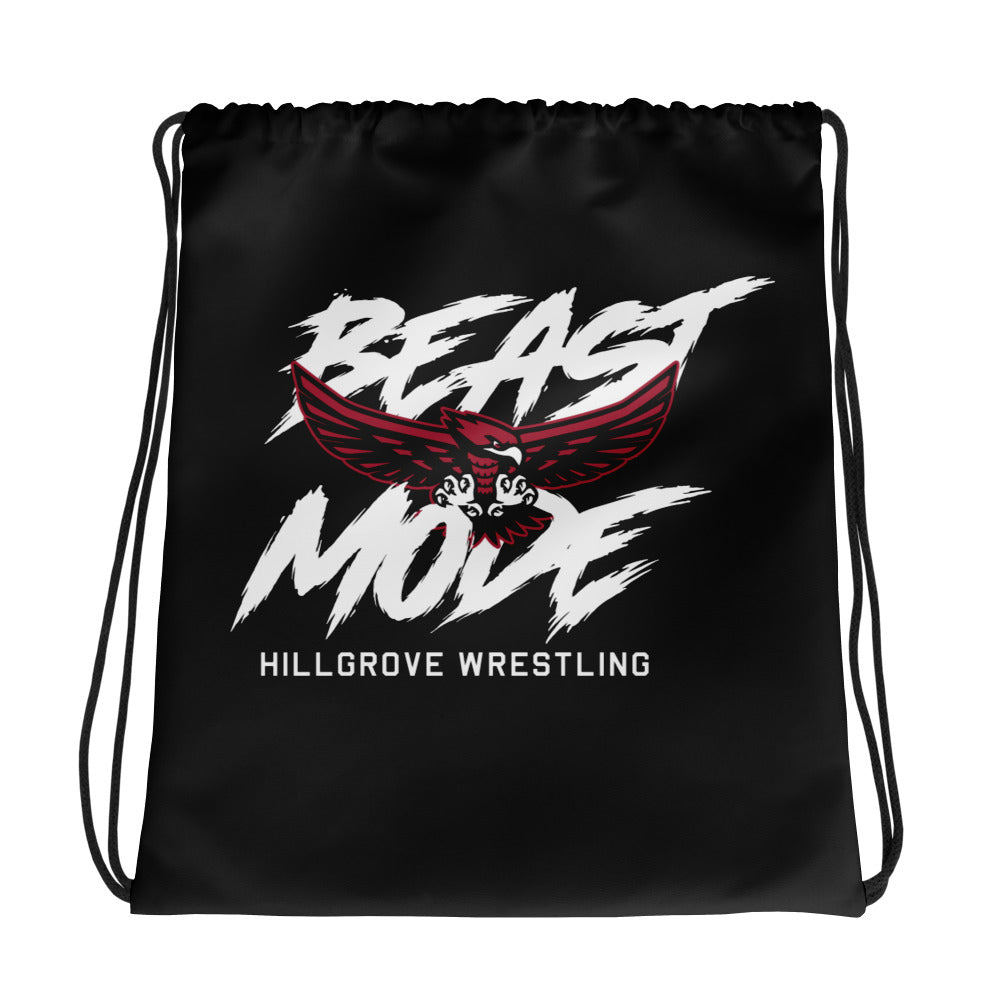 Hillgrove Hawks Beast Mode Drawstring bag