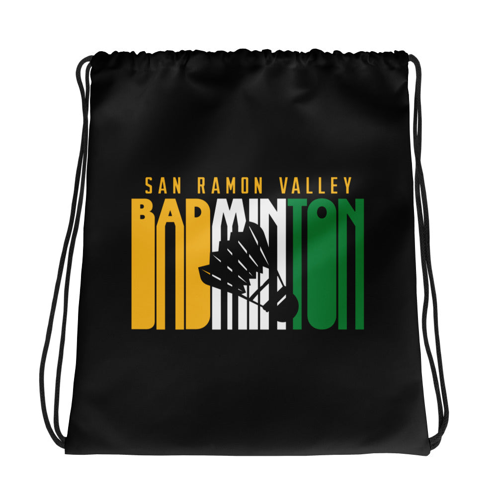 San Ramon Valley Badminton  Badminton  All-Over Print Drawstring Bag