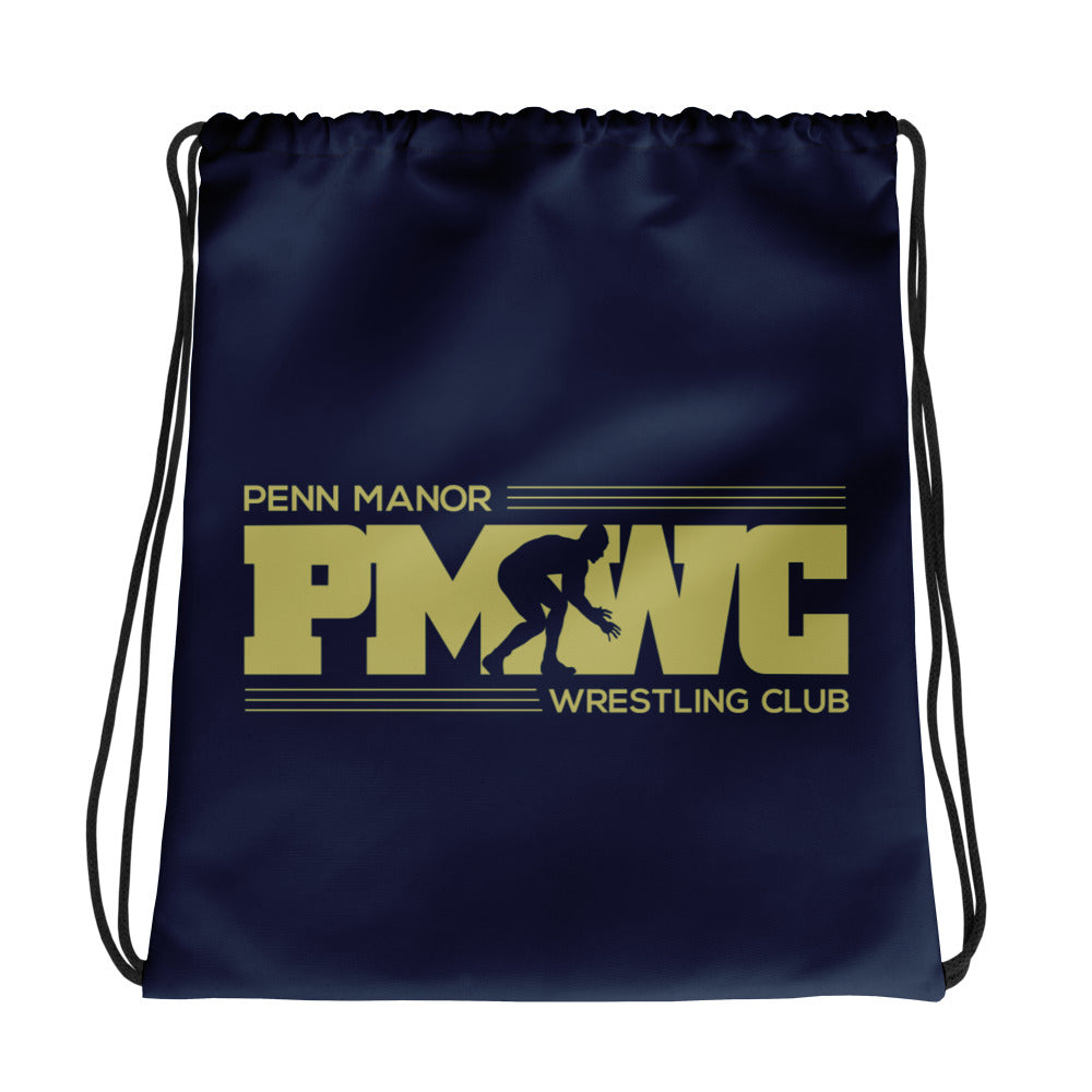 Penn Manor  All-Over Print Drawstring Bag