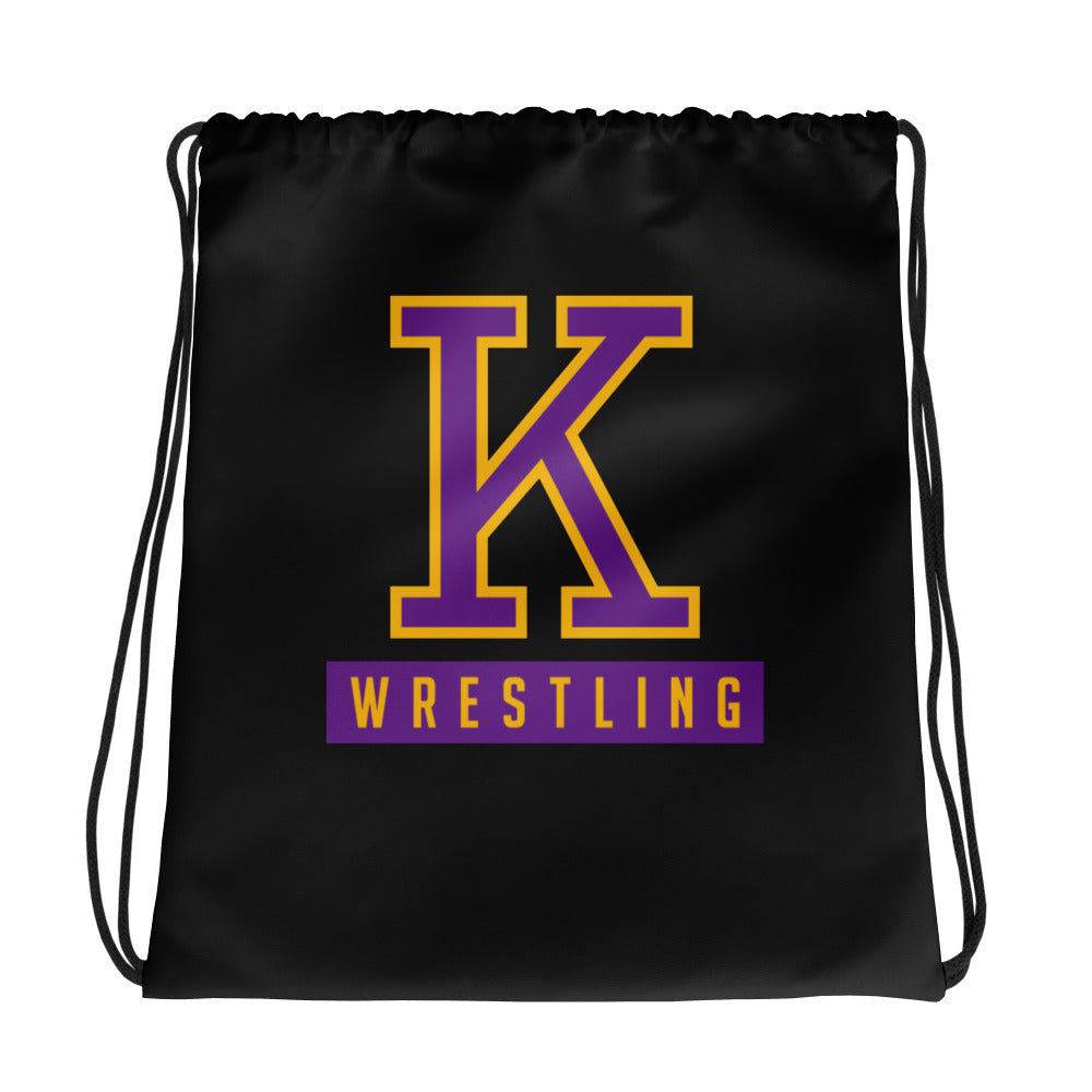 Kearney High School Wrestling All-Over Print Drawstring Bag