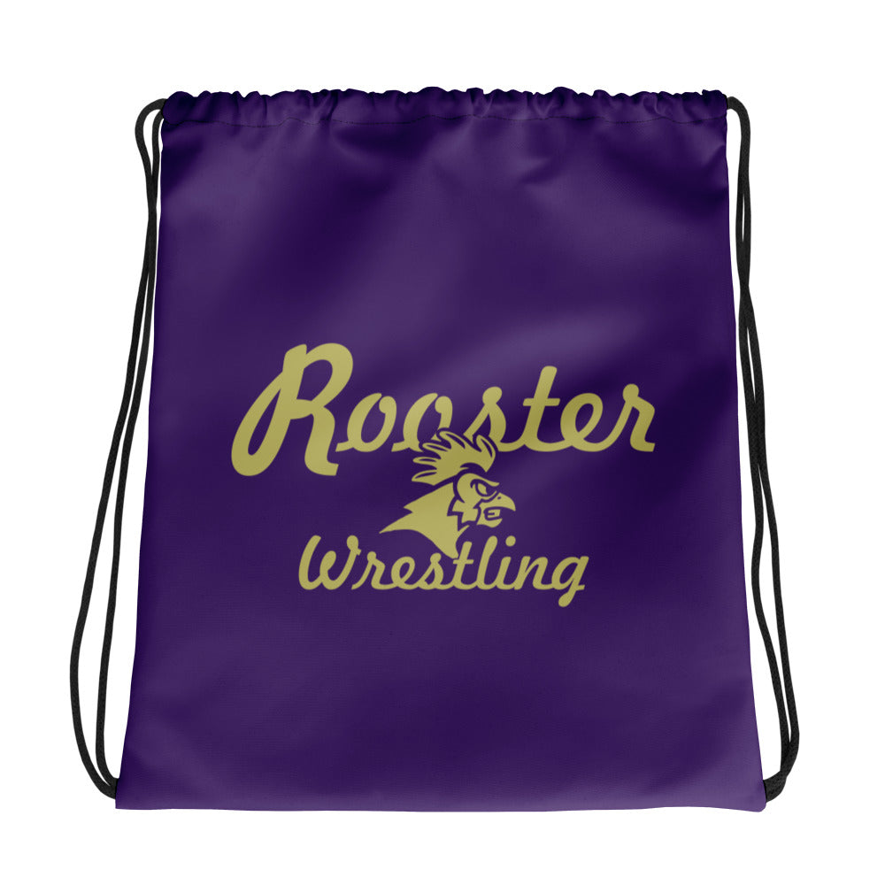 Pleasant Hill Wrestling All-Over Print Drawstring Bag