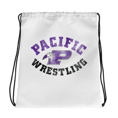 Pacific Wrestling All-Over Print Drawstring Bag