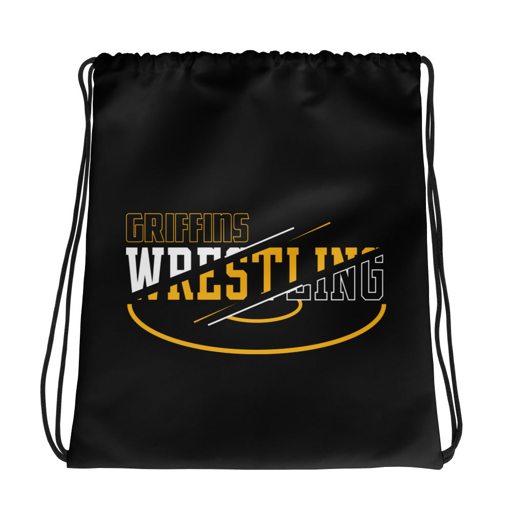 Winnetonka High School Wrestling All-Over Print Drawstring Bag