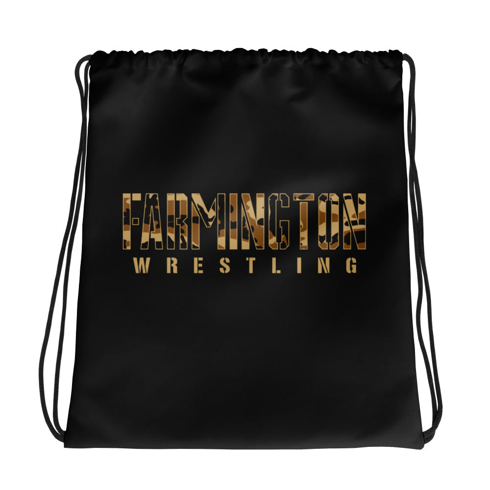 Farmington Wrestling Fall 2022 All-Over Print Drawstring Bag