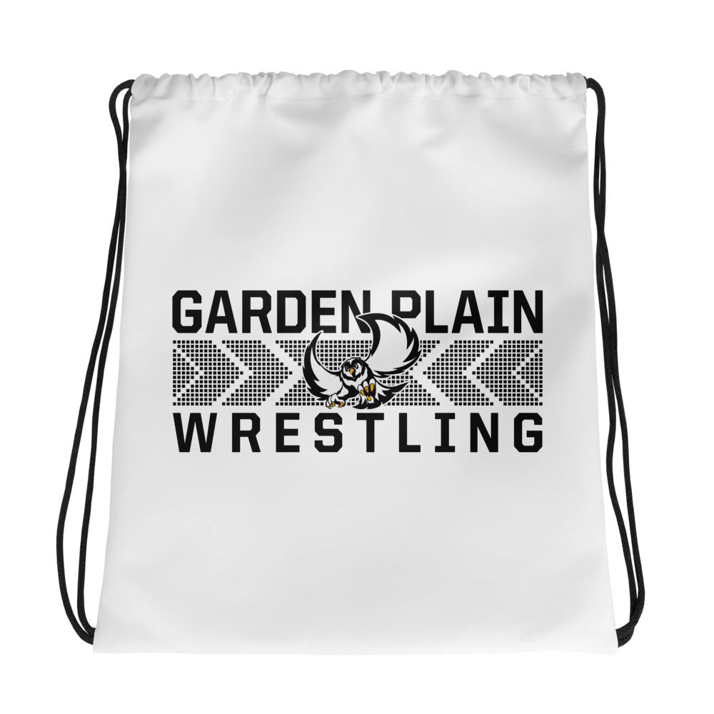 Garden Plain High School Wrestling All-Over Print Drawstring Bag