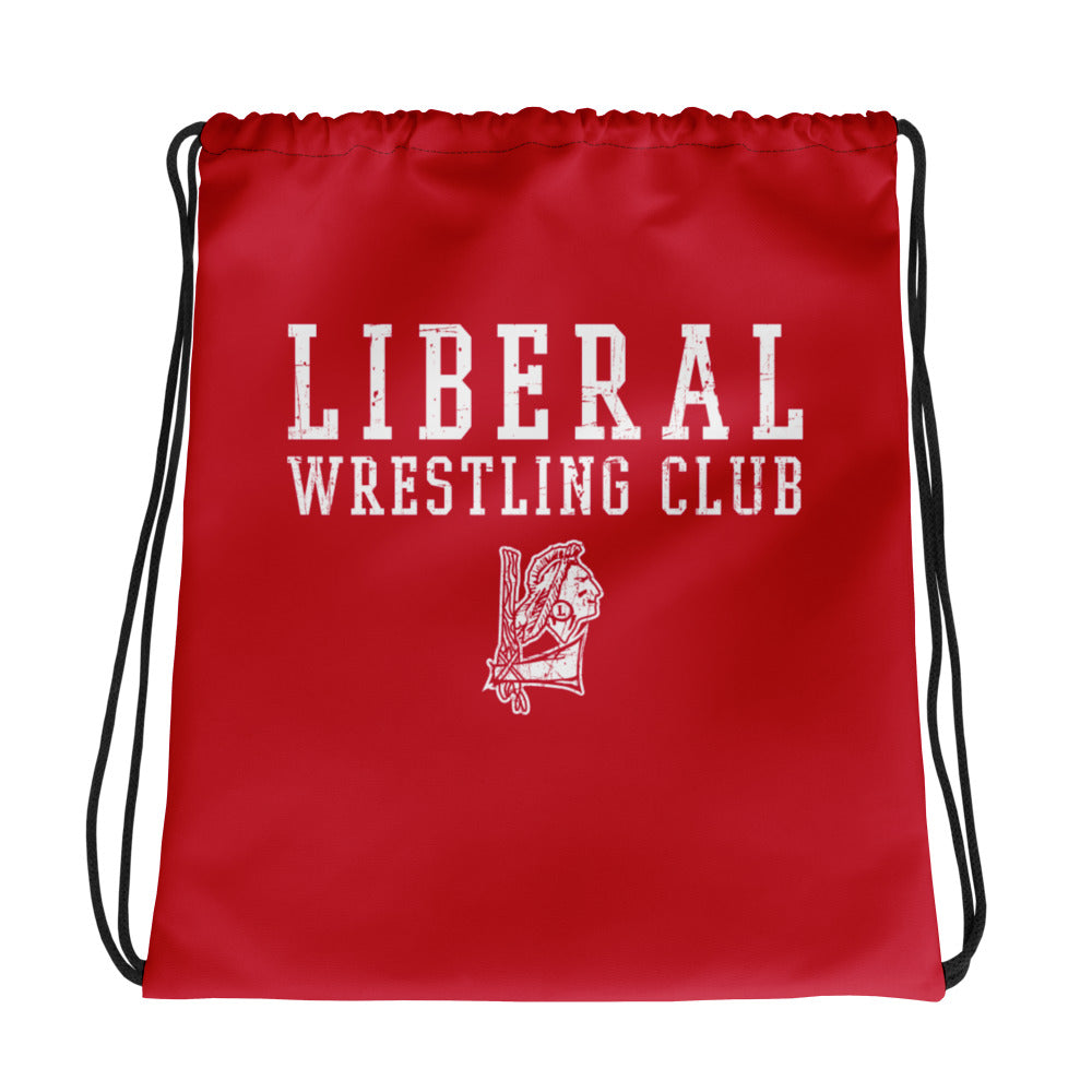 Liberal Wrestling Club 2 All-Over Print Drawstring Bag