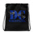 Dove Creek Wrestling  Black  All-Over Print Drawstring Bag