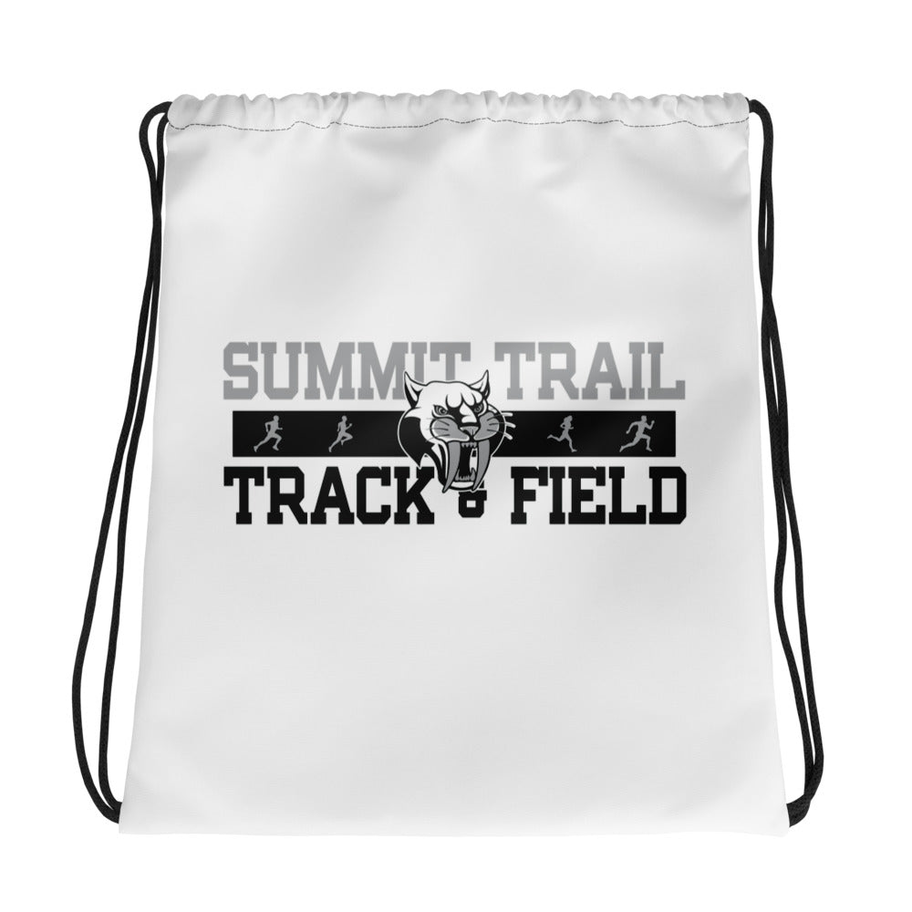 Summit Trail Middle School Track & Field All-Over Print Drawstring Bag