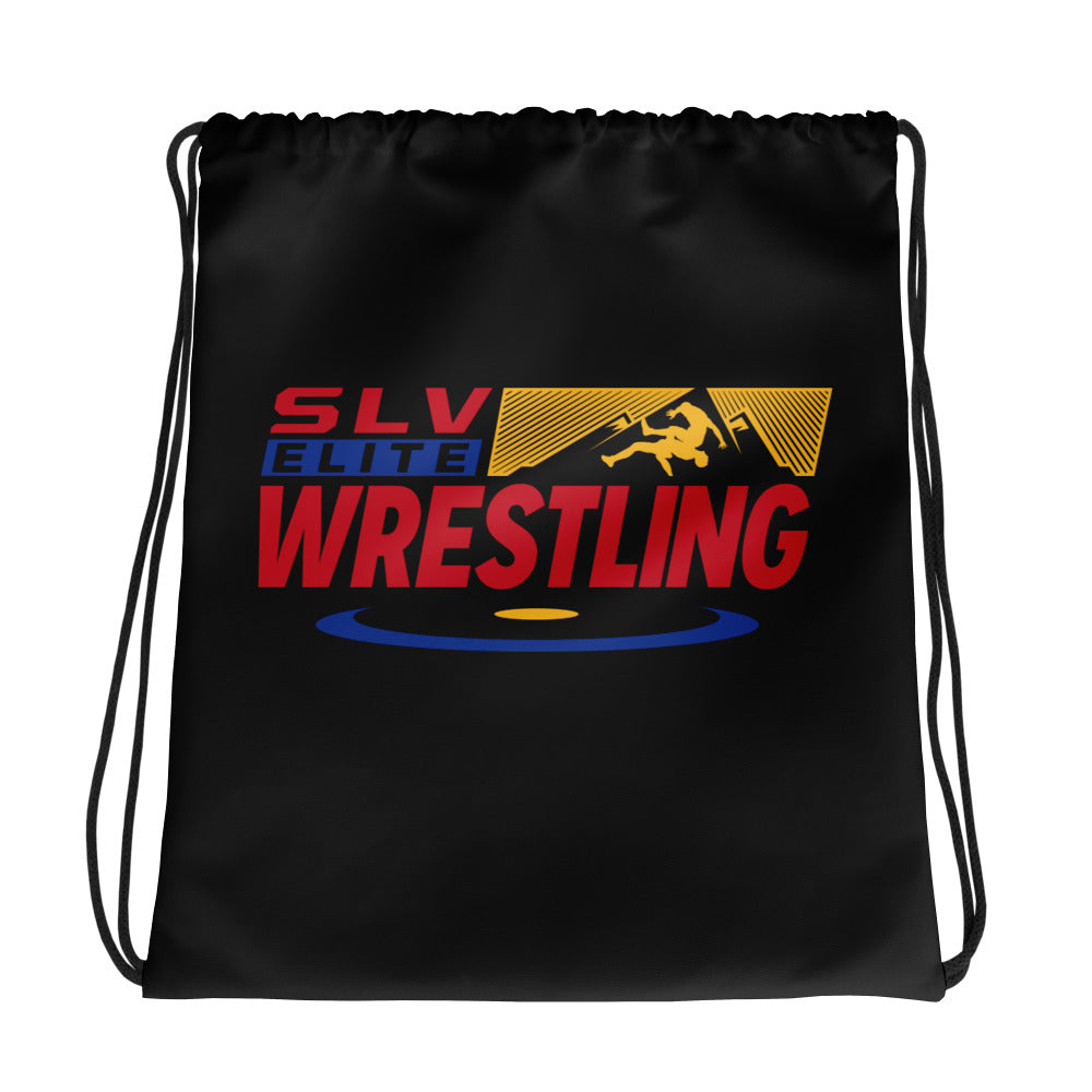 SLV Elite Wrestling All-Over Print Drawstring Bag