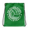 The Village School Volleyball All-Over Print Drawstring Bag