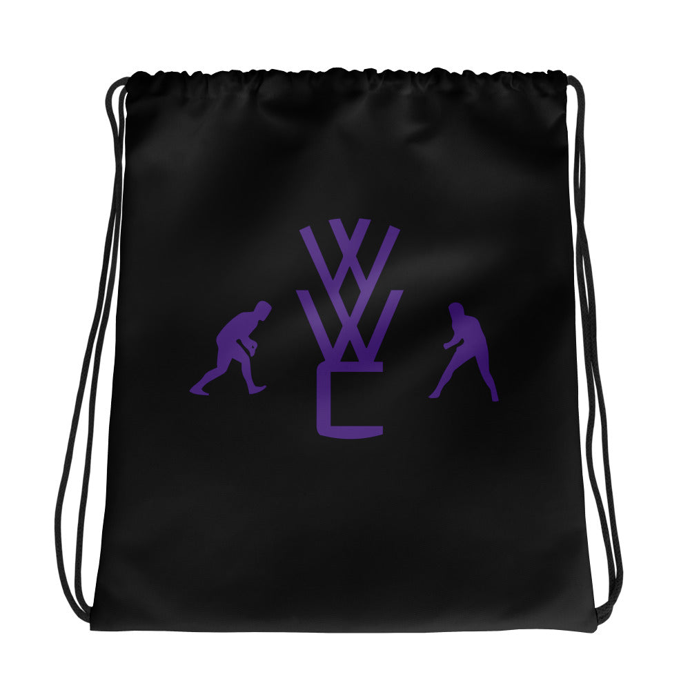 Wrestling With Character  All-Over Print Drawstring Bag