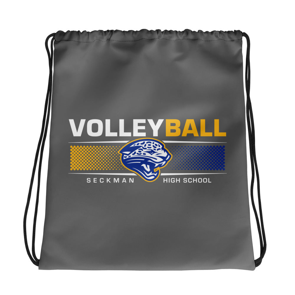 Seckman Volleyball All-Over Print Drawstring Bag