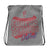 Eureka Softball All-Over Print Drawstring Bag