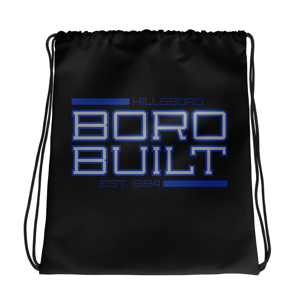 Hillsboro High School  Boro Built All-Over Print Drawstring Bag