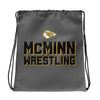 McMinn High School Wrestling  All-Over Print Drawstring Bag
