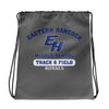 Eastern Hancock MS Track Royals All-Over Print Drawstring Bag