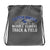 Eastern Hancock MS Track Track & Field  All-Over Print Drawstring Bag