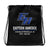 Eastern Hancock MS Track EH On Black All-Over Print Drawstring Bag