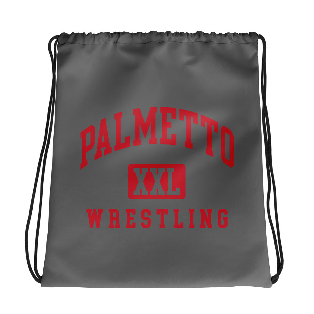 Palmetto Wrestling  All-Over Print Drawstring Bag