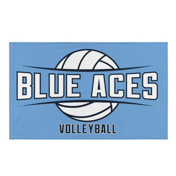 Wichita East High School Volleyball Flag - Blue Chip Athletic