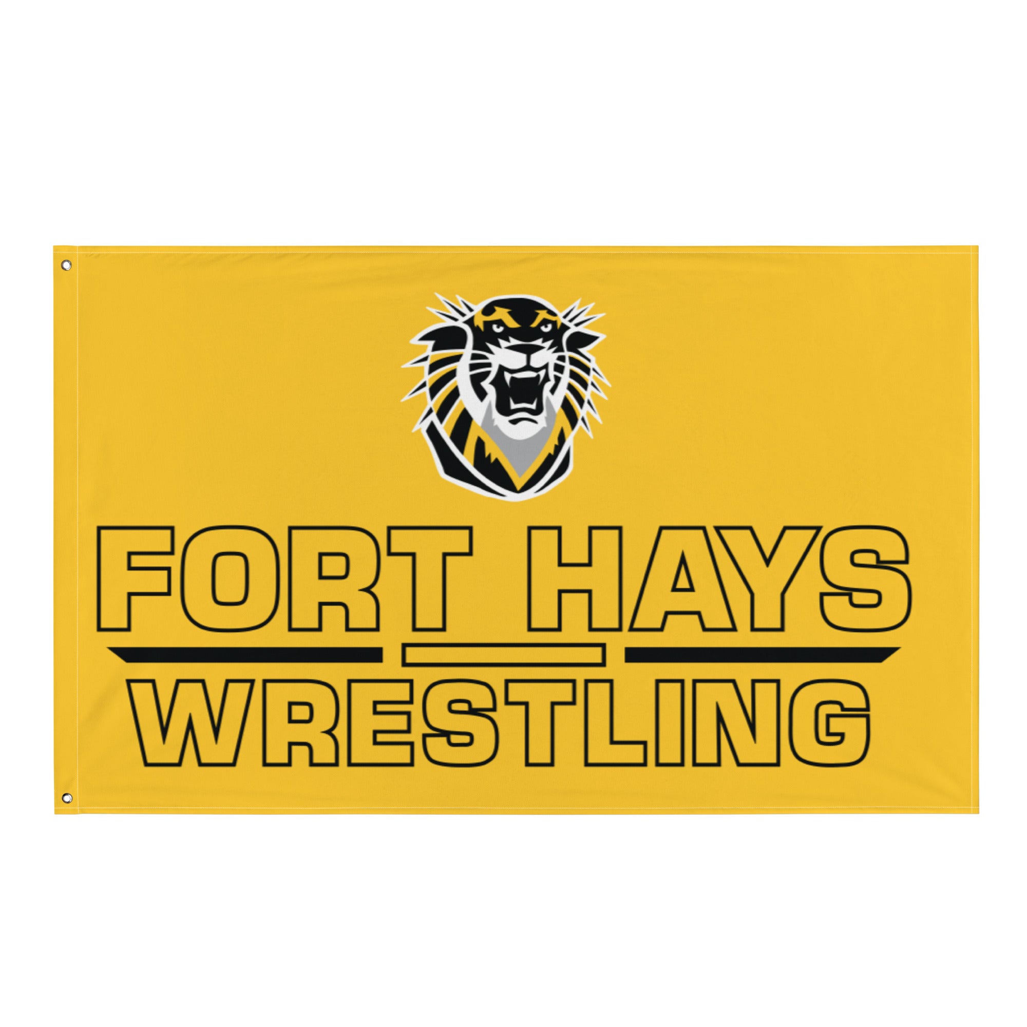 Fort Hays State University Wrestling Gold Flag