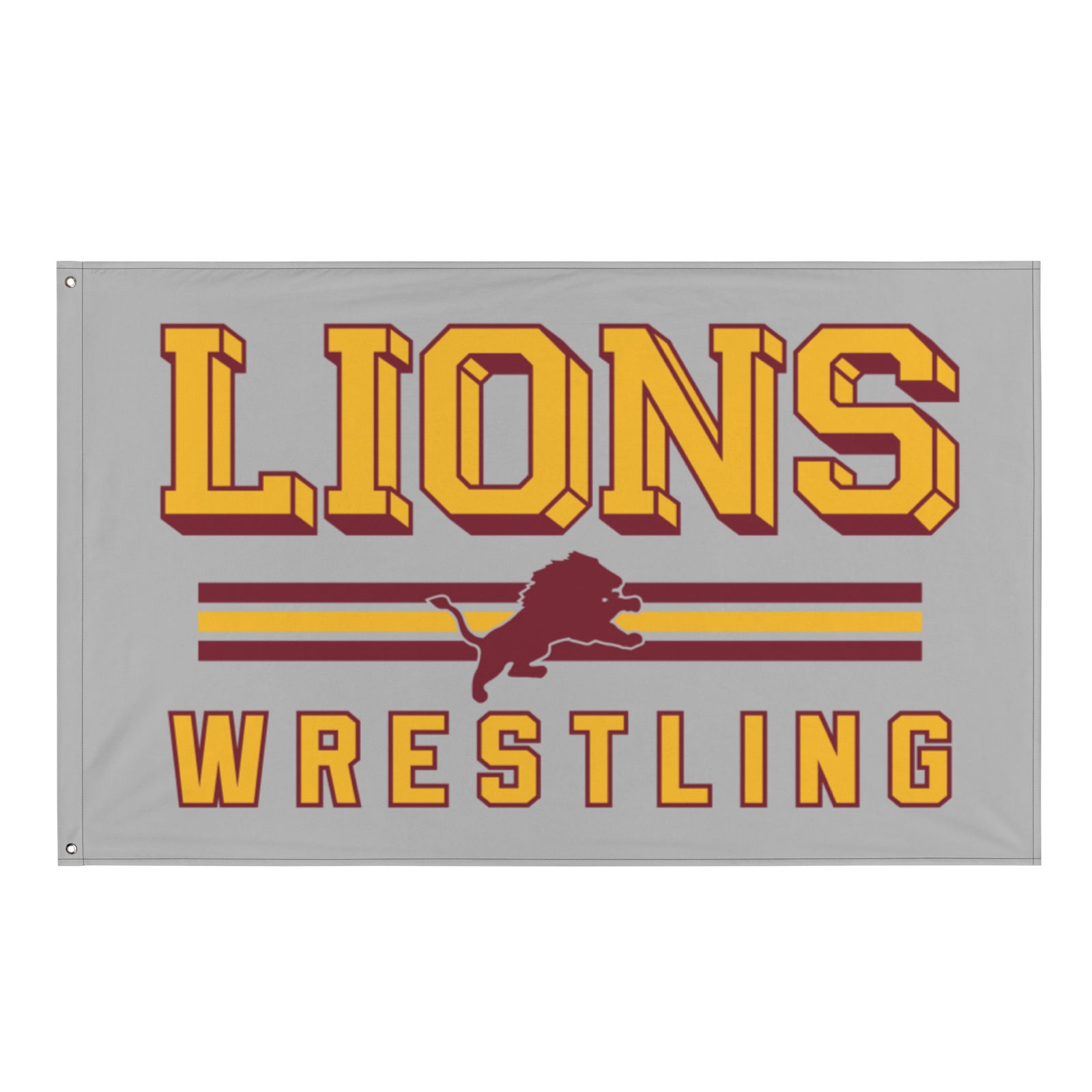 Lions Wrestling Club Flag