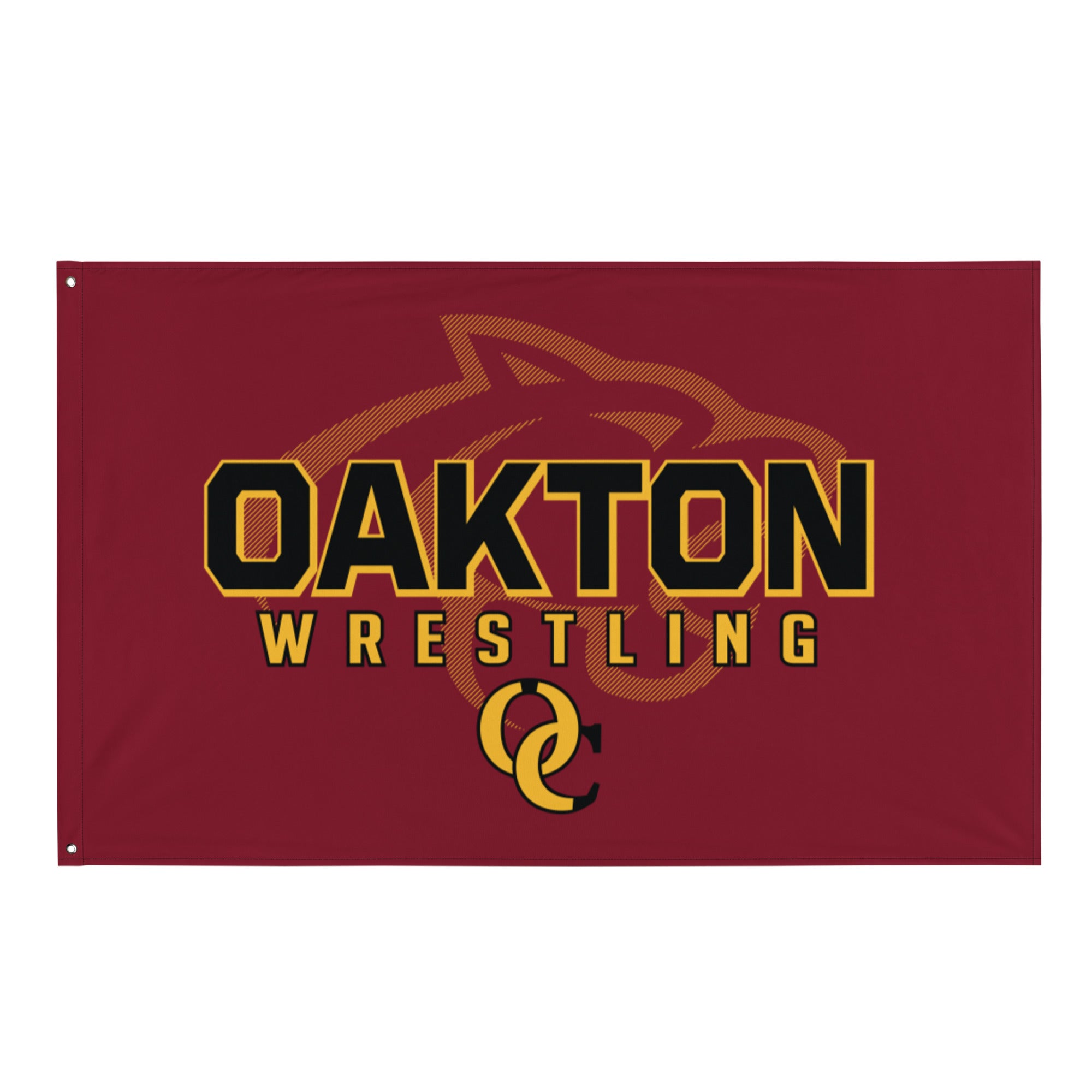 Oakton Wrestling All-Over Print Flag