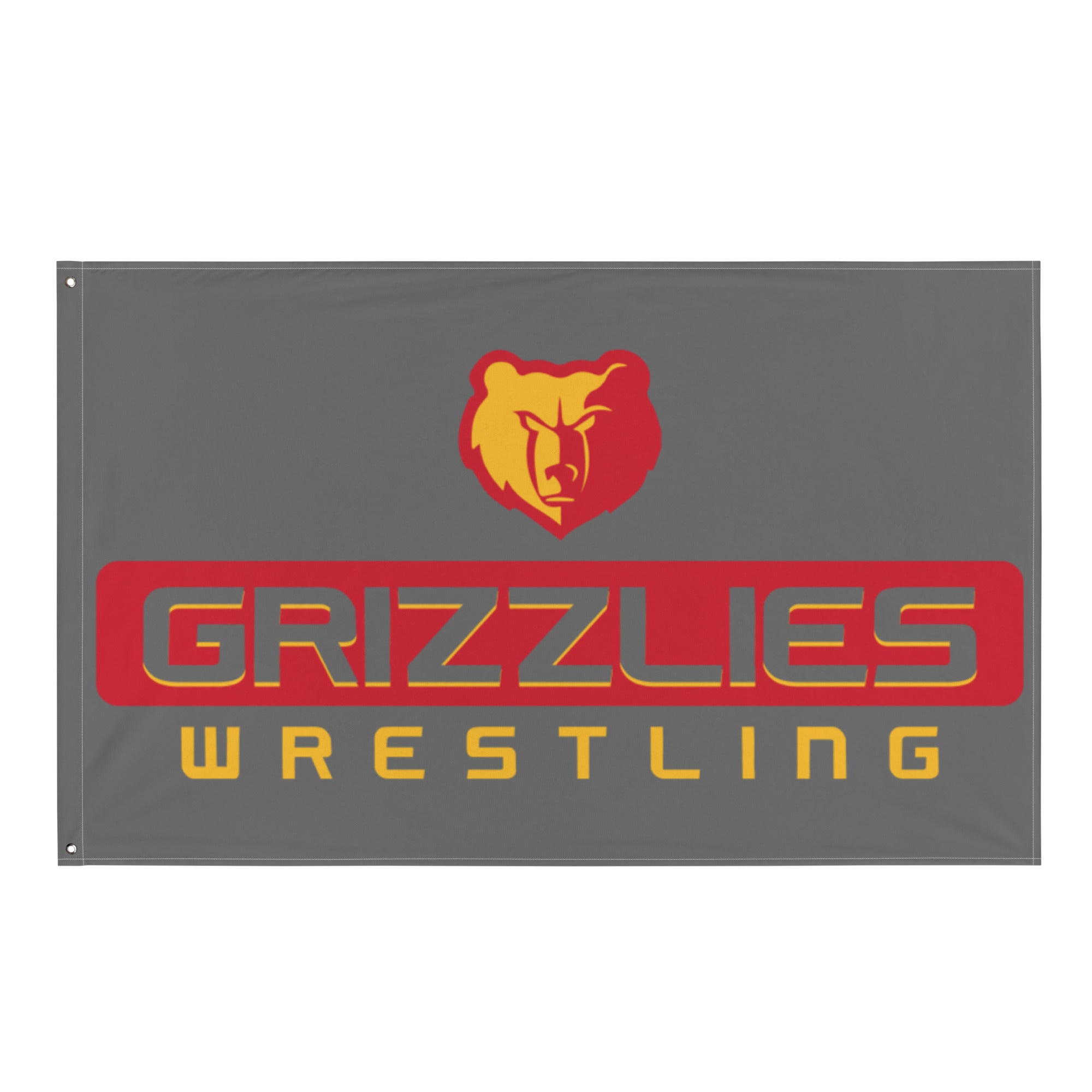 Labette County Wrestling Grizzlies All-Over Print Flag