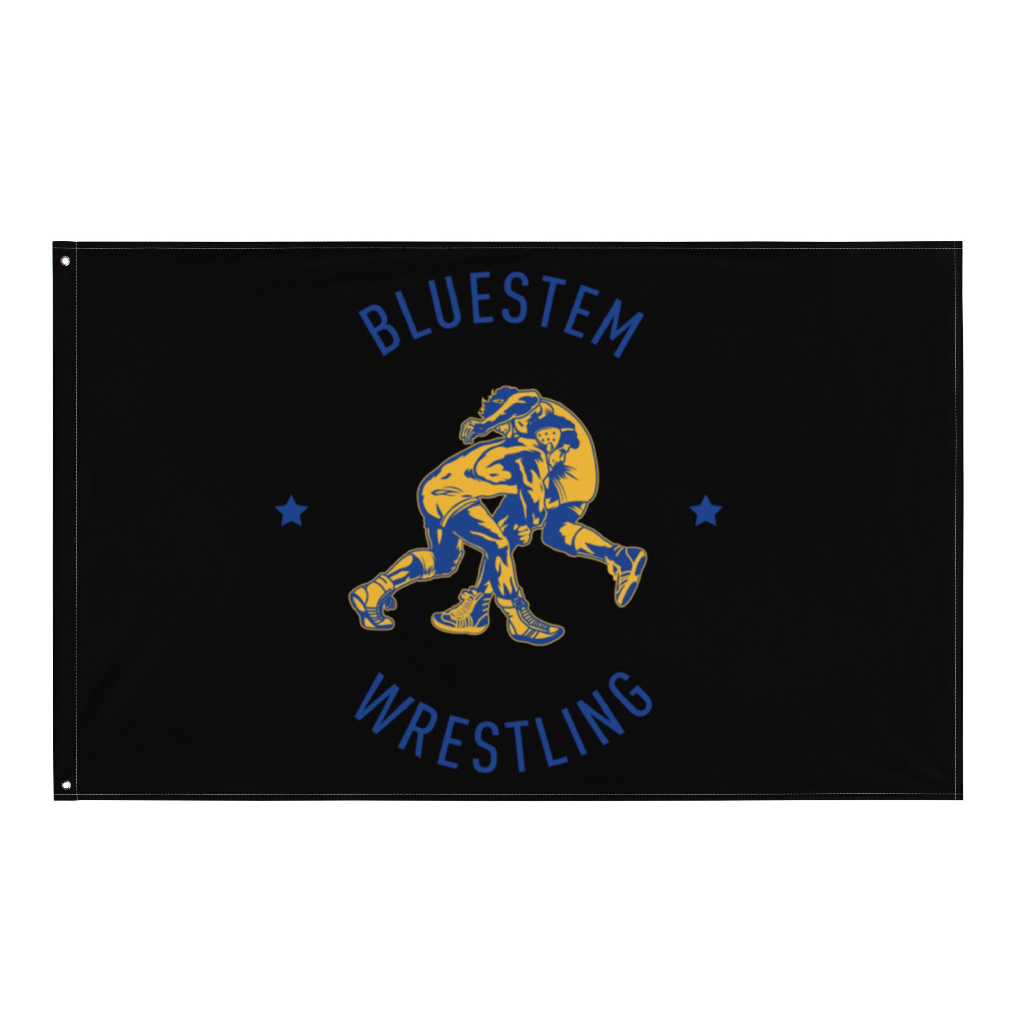 Bluestem Wrestling All-Over Print Flag
