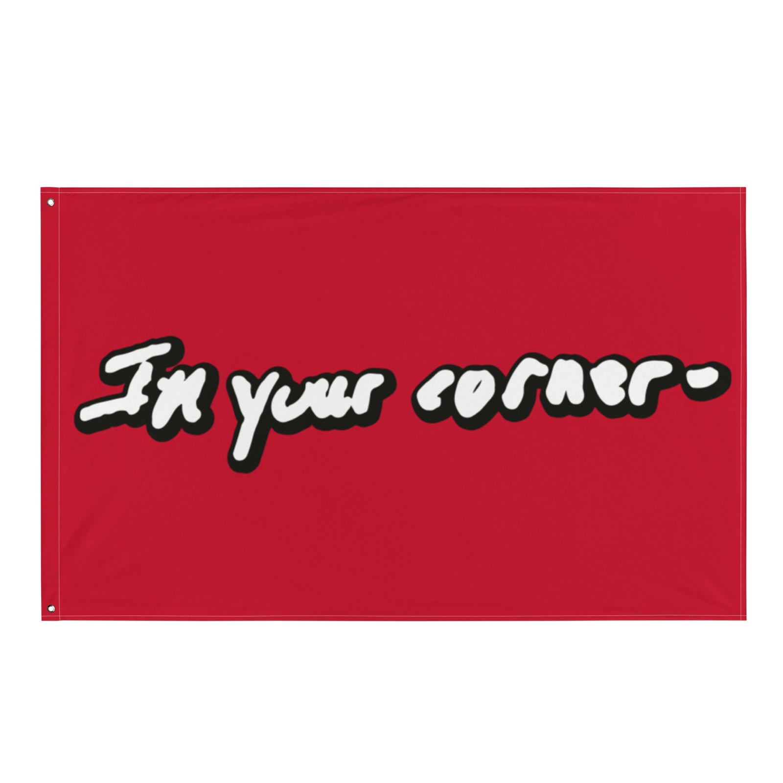 Burlington HS Wrestling In Your Corner All-Over Print Flag
