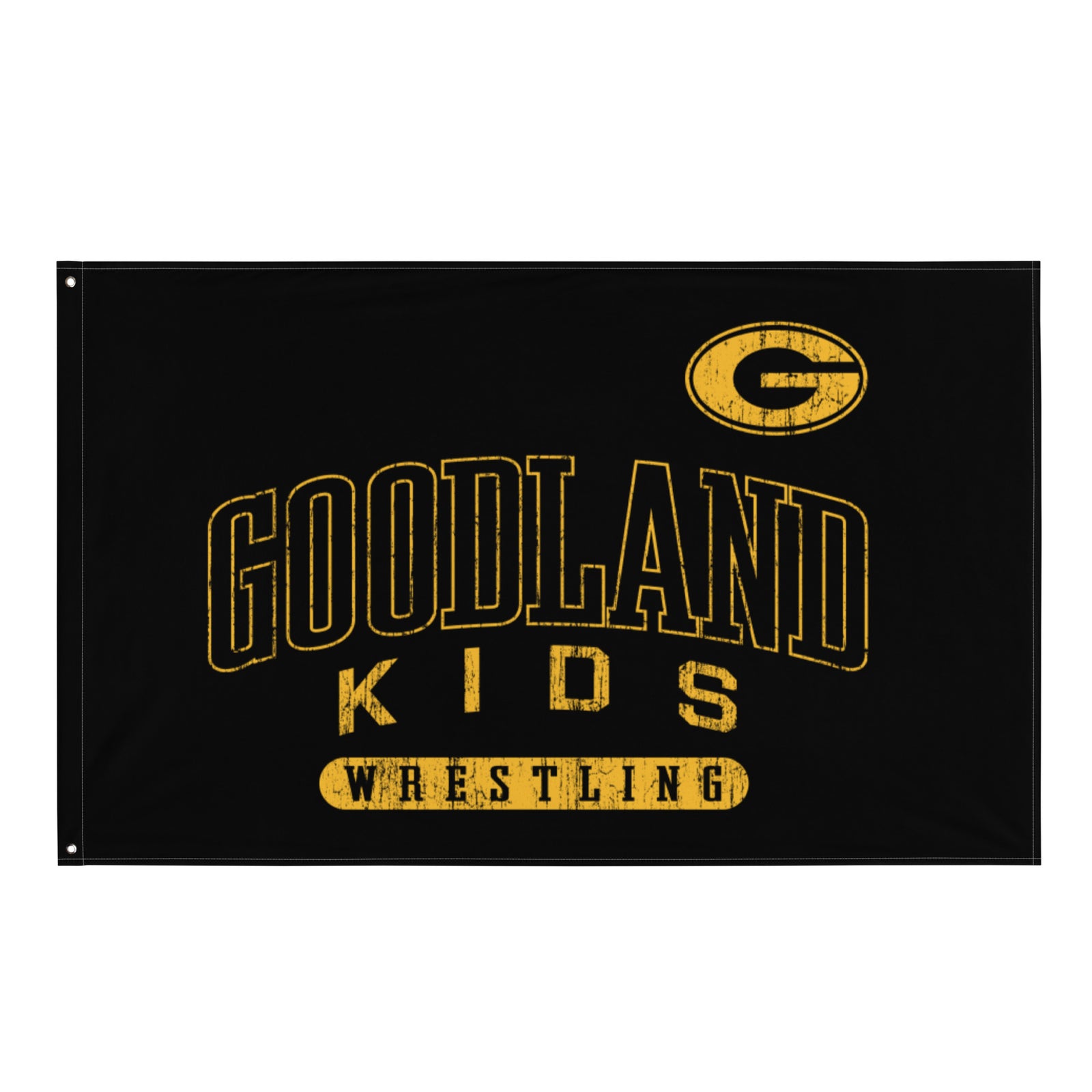 Goodland Kids Wrestling All-Over Print Flag