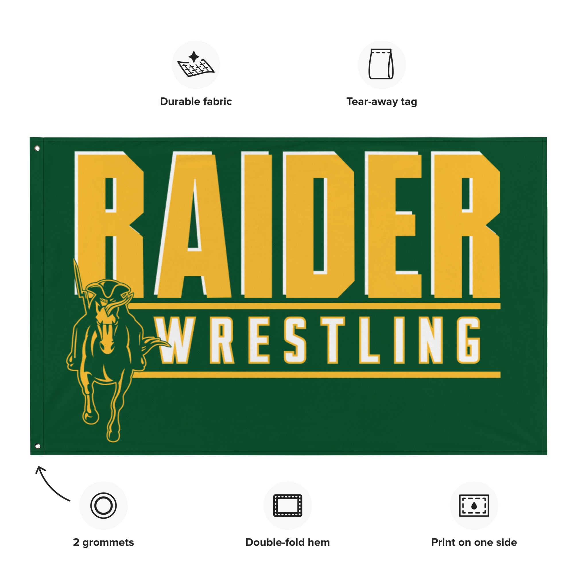 SMS Raider Wrestling Flag