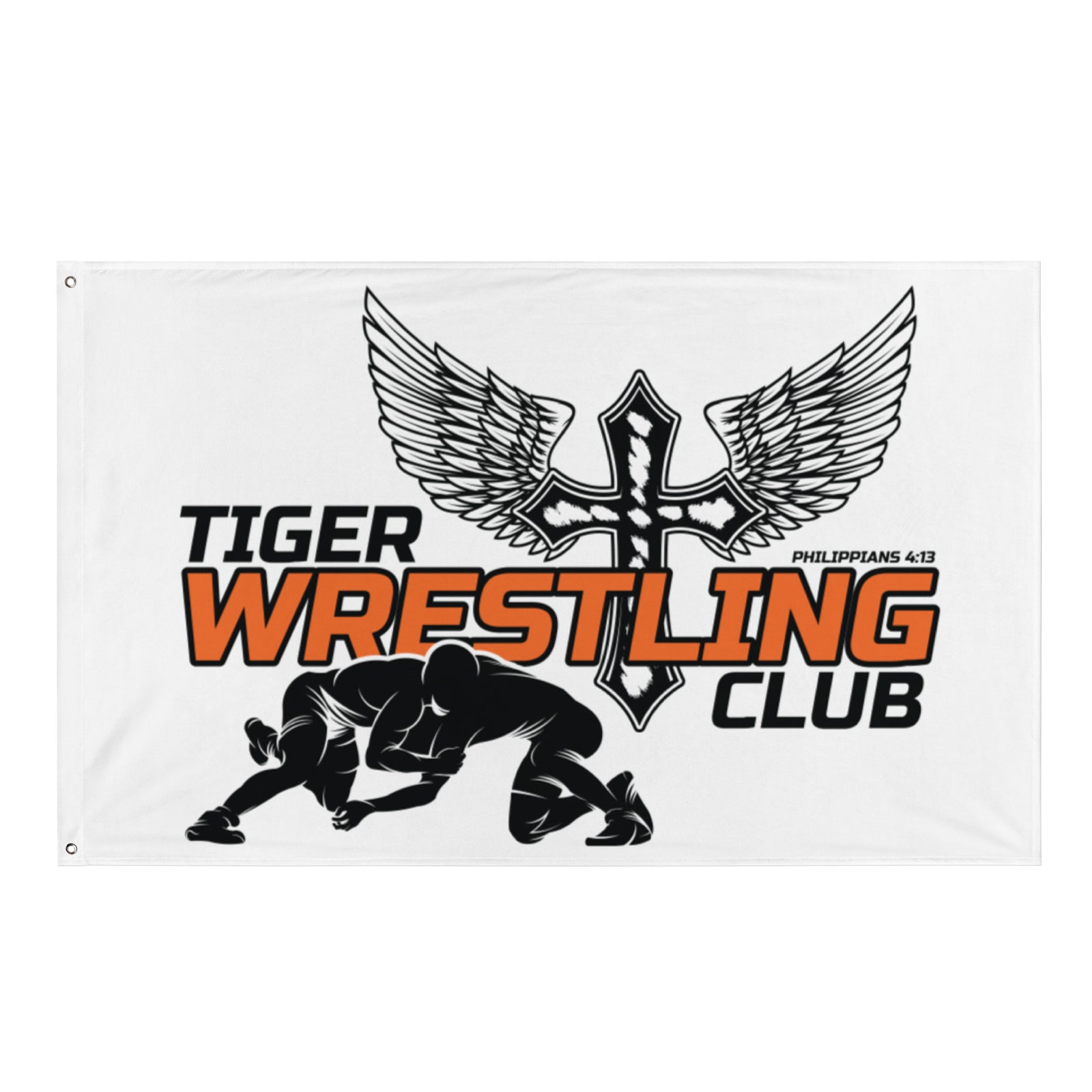 Tiger Wrestling Club All-Over Print Flag