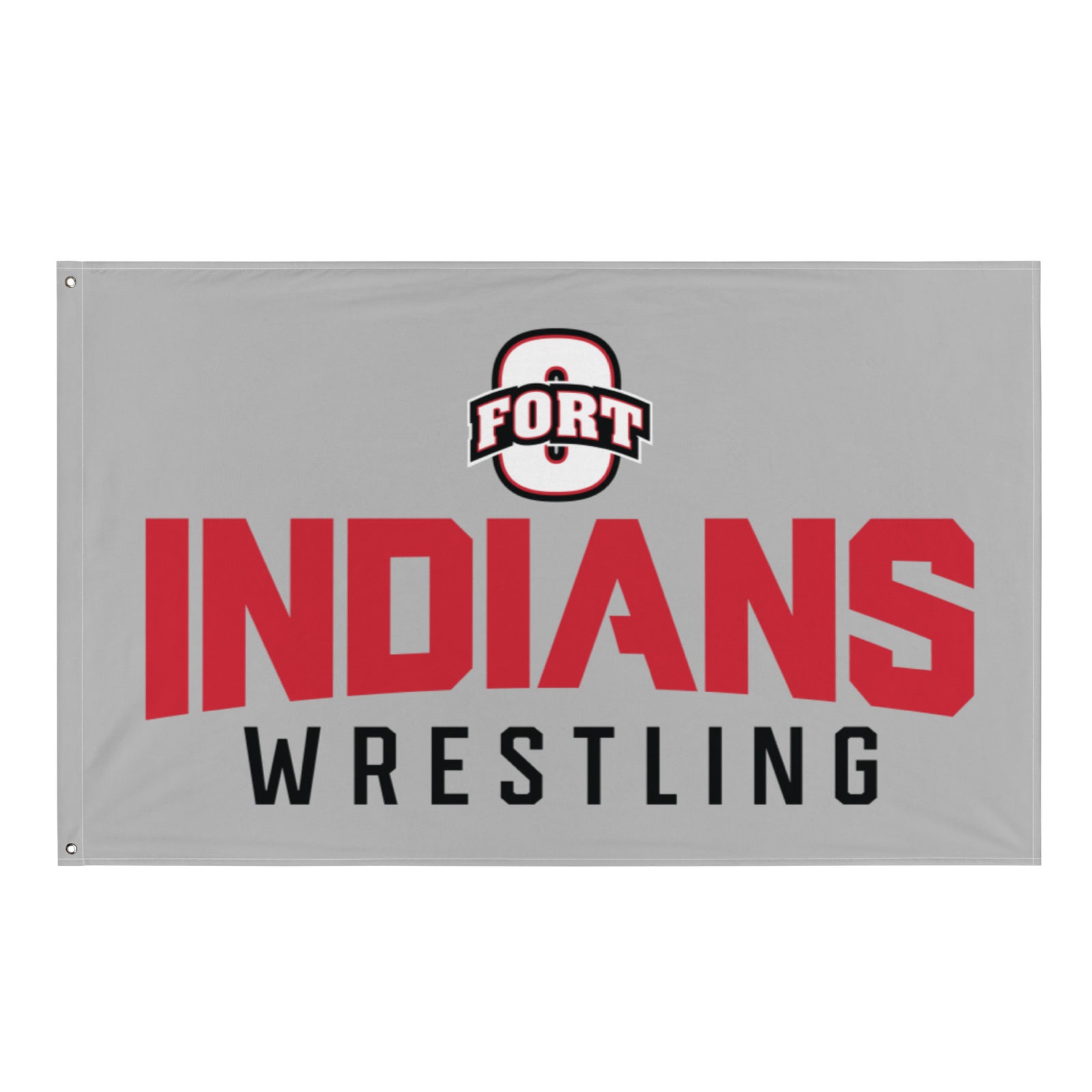 Fort Osage Wrestling Indians Wrestling All-Over Print Flag