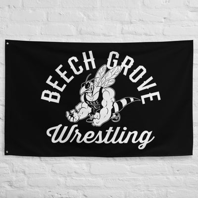 Beech Grove Wrestling All-Over Print Flag