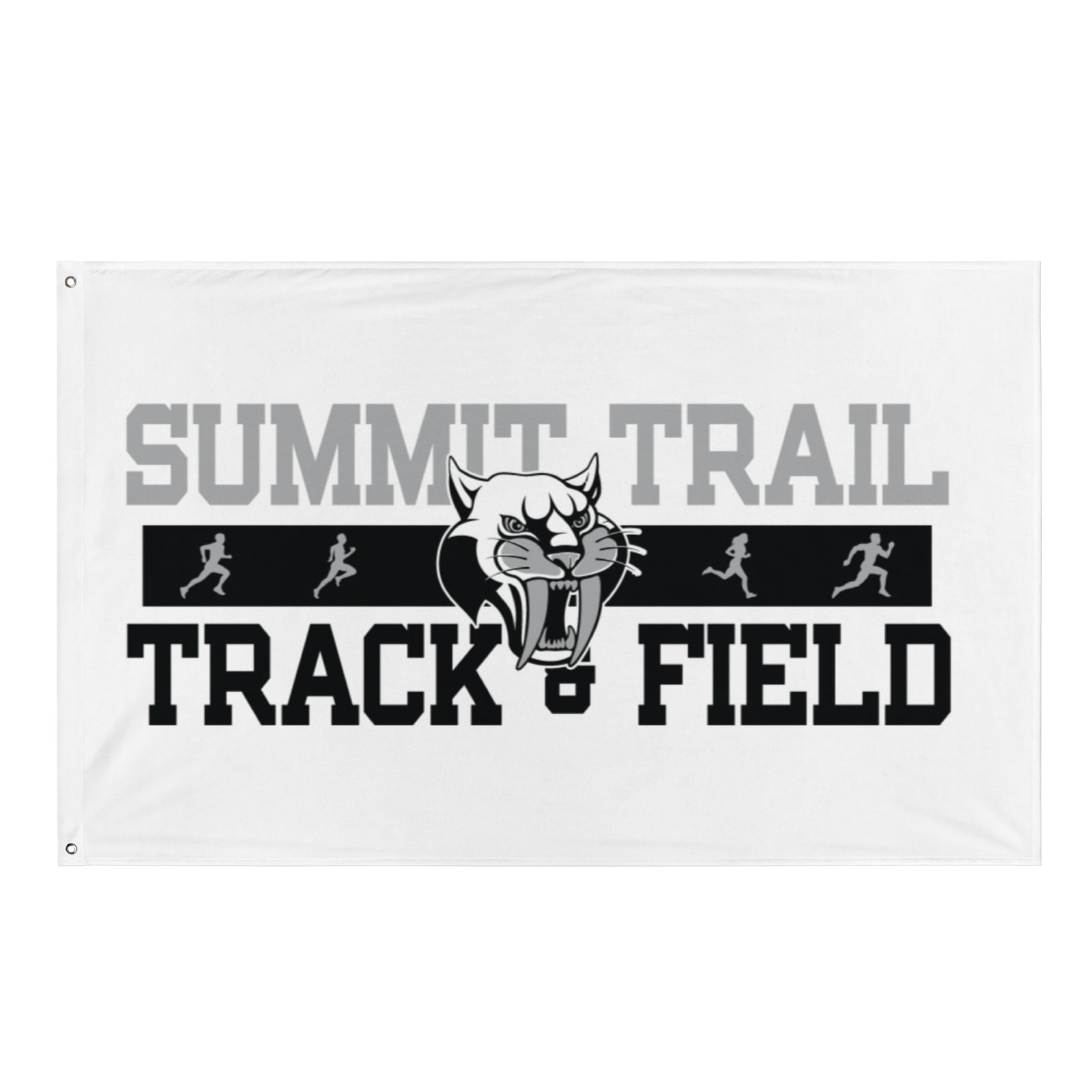 Summit Trail Middle School Track & Field All-Over Print Flag