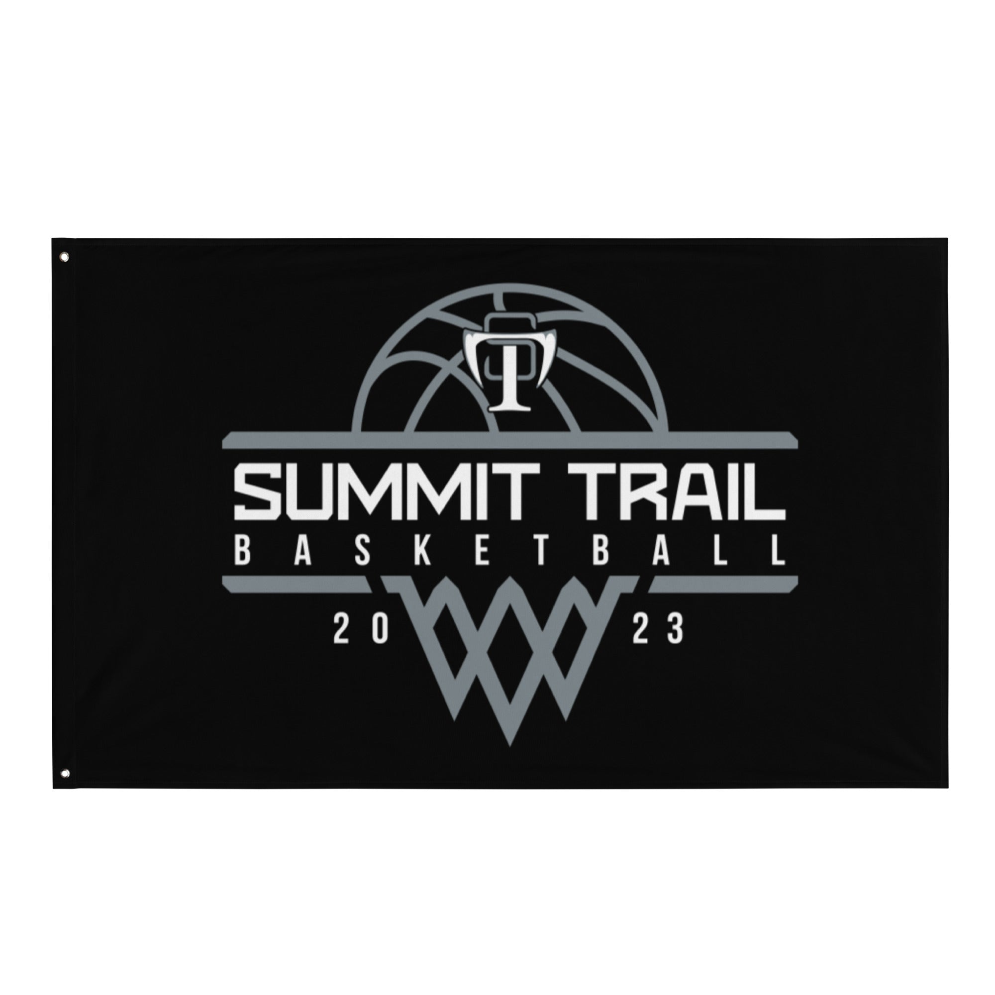 Summit Trail Middle School Basketball All-Over Print Flag