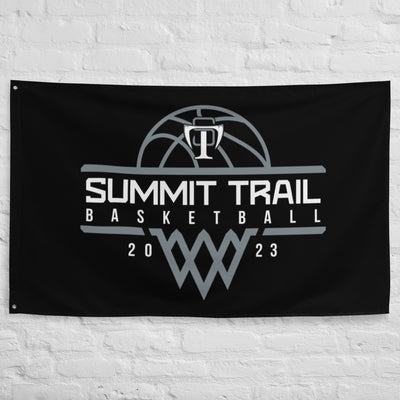 Summit Trail Middle School Basketball All-Over Print Flag