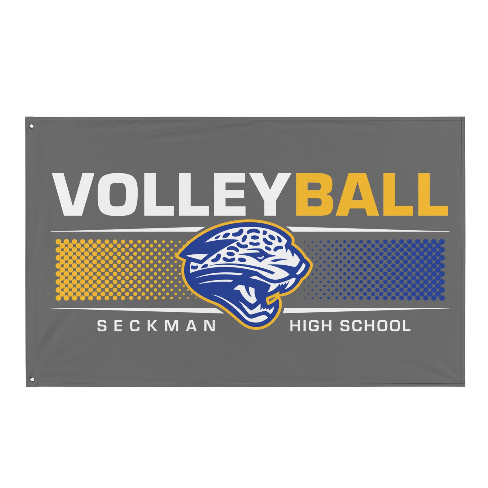 Seckman Volleyball All-Over Print Flag