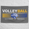 Seckman Volleyball All-Over Print Flag