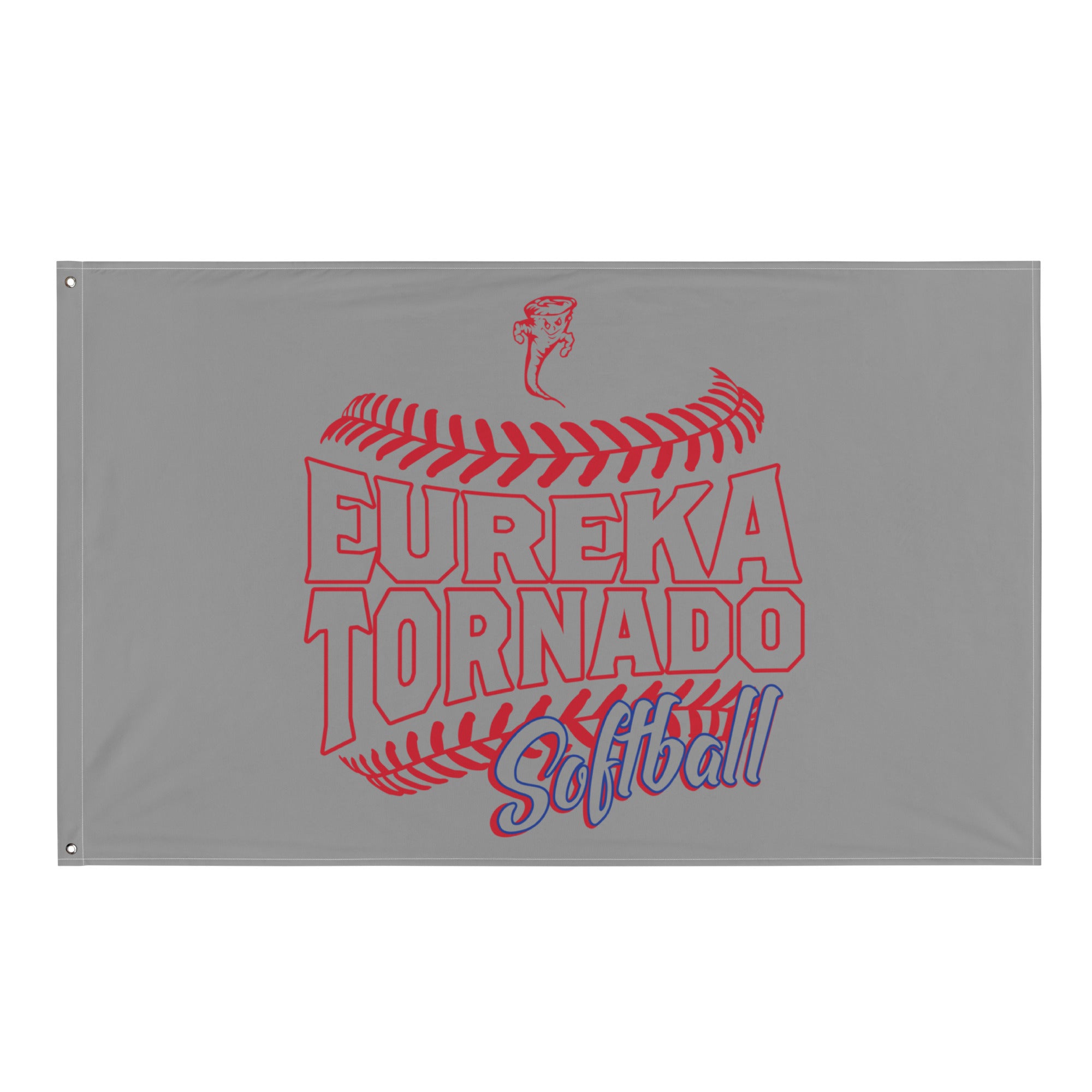 Eureka Softball All-Over Print Flag