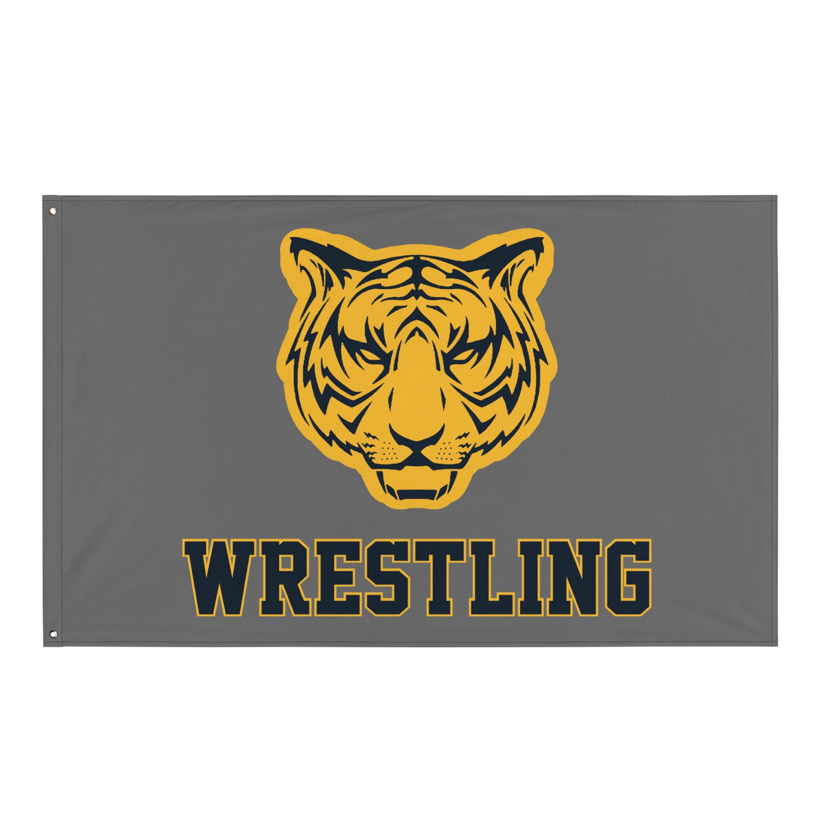 Burlington-Edison HS Wrestling Tiger  All-Over Print Flag