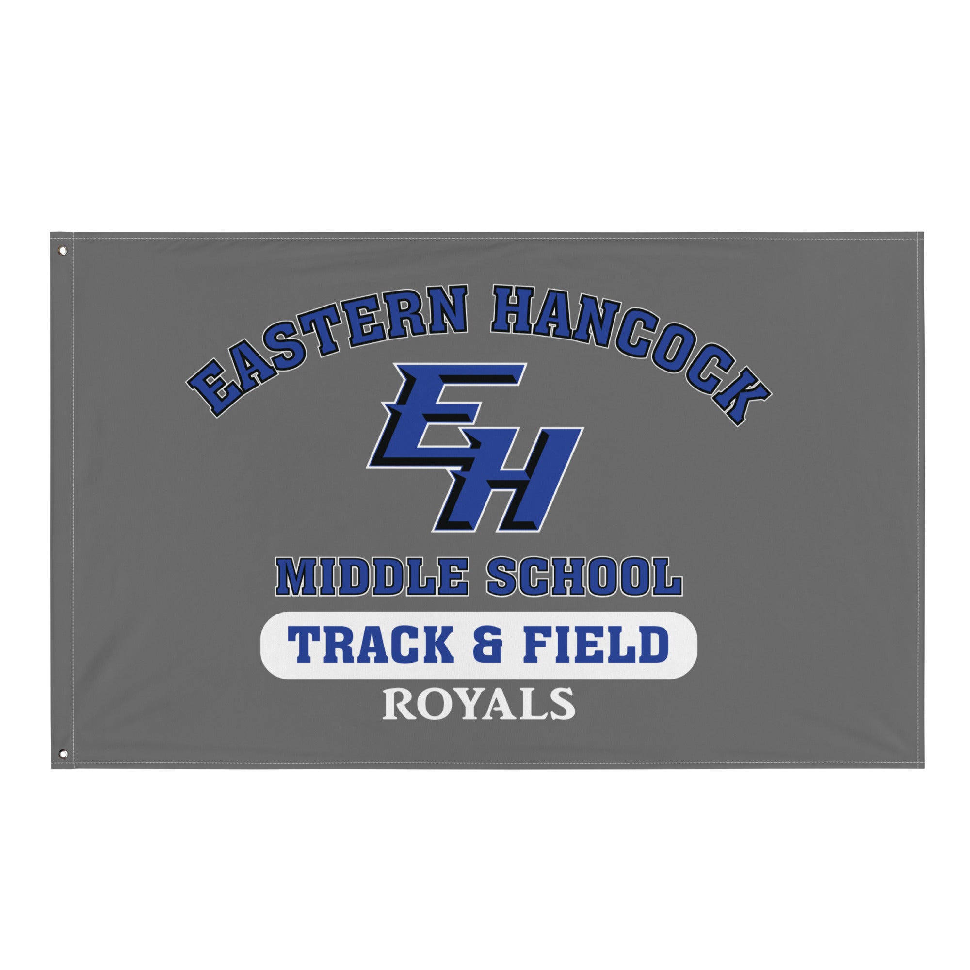 Eastern Hancock MS Track Royals All-Over Print Flag