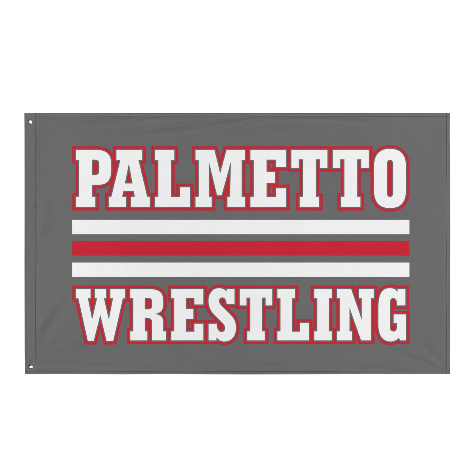 Palmetto Wrestling  Stripes All-Over Print Flag