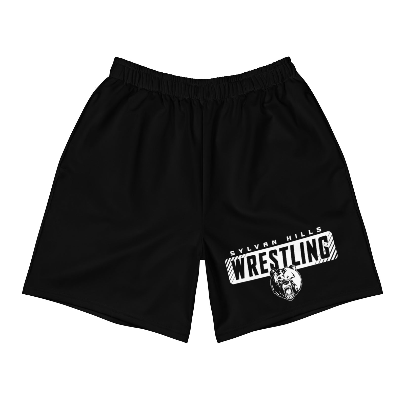 Sylvan Hills Track and Field All-Over Print Men’s Recycled Athletic Shorts