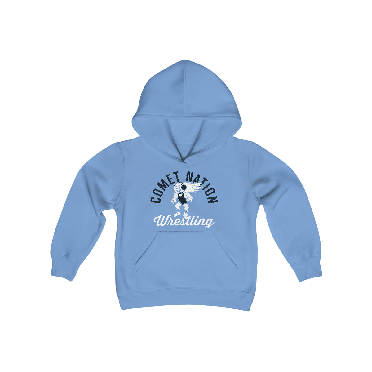 Chanute HS Wrestling Comet Nation Youth Heavy Blend Hooded Sweatshirt