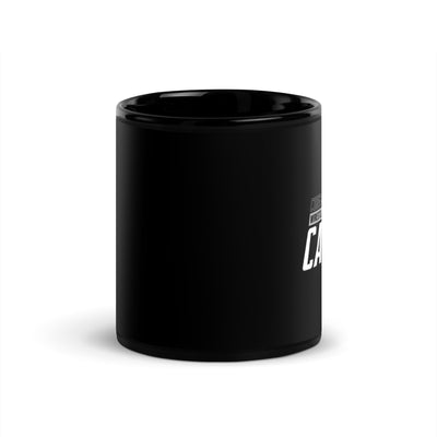 Carroll Wrestling Black  Black Glossy Mug