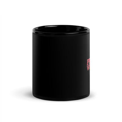 Palmetto Wrestling  Stripes Black Glossy Mug