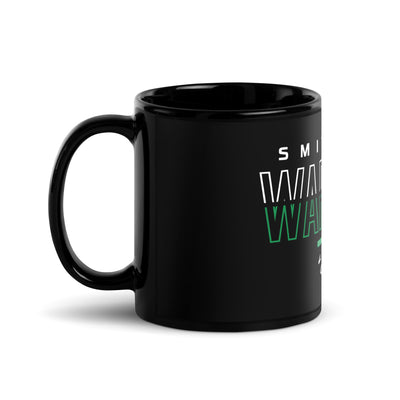 Smithville Volleyball Black Glossy Mug