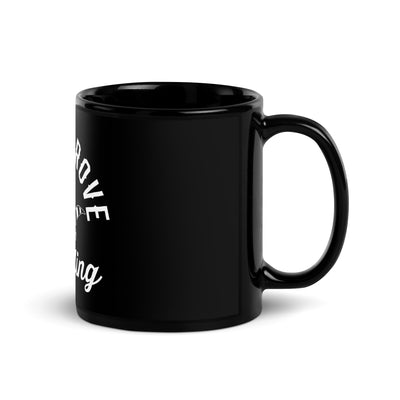 Beech Grove Wrestling Black Glossy Mug